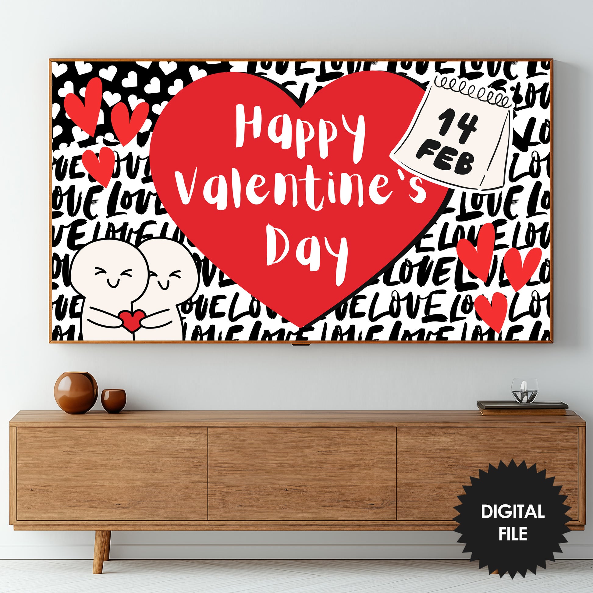 Valentine’s Day Frame TV Art for Kids &amp; Teens preview 2