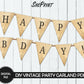 Printable Vintage DIY Garland preview
