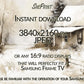 Vintage Winter Cottage Scene Frame TV Art close up view