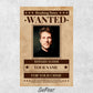 Simple Personalized Wanted Poster, With Your Photo, Name and Crime, Ready in 1-2 Days, Print Up To 24x36inch, For Horizontal or Vertical Photo