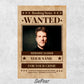 Simple Personalized Wanted Poster, With Your Photo, Name and Crime, Ready in 1-2 Days, Print Up To 24x36inch, For Horizontal or Vertical Photo