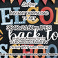 Welcome Back to School | Classroom TV Backdrop | 3840x2160px JPEG Digital Download close up view