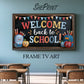 Welcome Back to School | Classroom TV Backdrop | 3840x2160px JPEG Digital Download preview in classroom