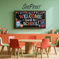 Welcome Back to School | Classroom TV Backdrop | 3840x2160px JPEG Digital Download preview in kindergarten
