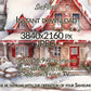 Christmas Frame TV Art | Jolly Winter Cottage | Digital TV Art | Digital Watercolor Painting | Instant Download JPEG