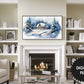 Christmas Frame TV Art | Warm Winter Cottage | Digital TV Art | Digital Watercolor Painting | Instant Download JPEG