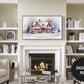 Christmas Frame TV Art | Lovely Winter Cottage | Digital TV Art | Digital Watercolor Painting | Instant Download JPEG