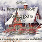 Christmas Frame TV Art | Snowy Winter Cottage | Digital TV Art | Digital Watercolor Painting | Instant Download JPEG