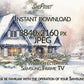 Christmas Frame TV Art | Beautiful Winter Cottage | Digital TV Art | Digital Watercolor Painting | Instant Download JPEG