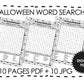 Halloween Word Search Pages For Kids,10 Digital Printable Pages 5-7 pages preview