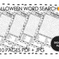 Halloween Word Search 10 Printable Pages For Kids, Spooky Season Word Puzzle 1-4 pages preview