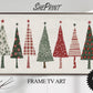 Samsung Frame TV Art Christmas Trees Rustic Collage preview