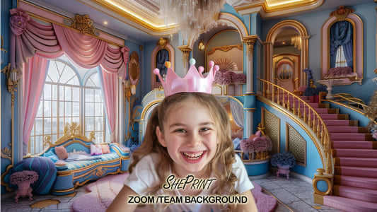 Virtual Background for Kids, Princess Castle Interior preview image