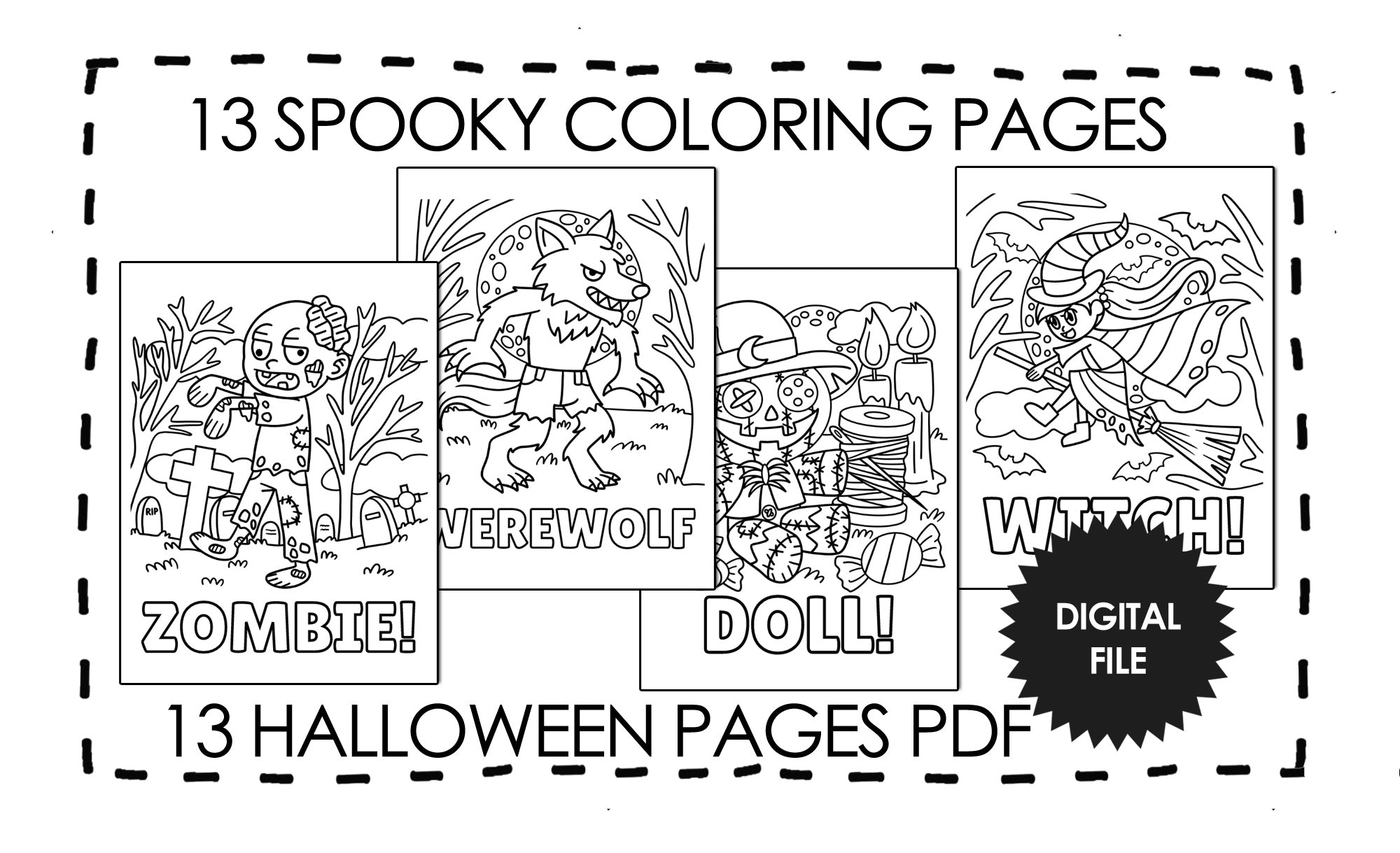13 Spooky Halloween Coloring Pages For Kids Of All Ages Halloween Par 13 spooky halloween coloring pages for kids of all ages halloween par